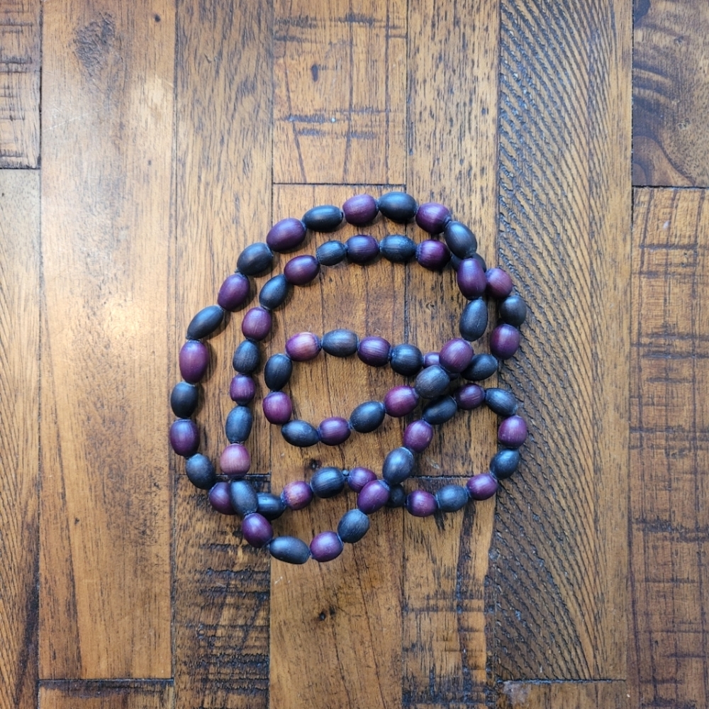 Boho Acorn beeded necklace